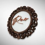 Luxury Round Designer Nameplate 6