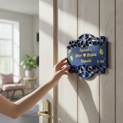 MDF Wooden Nameplate 2