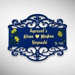 MDF Wooden Nameplate 4
