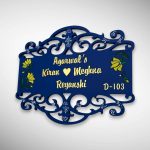 MDF Wooden Nameplate 6