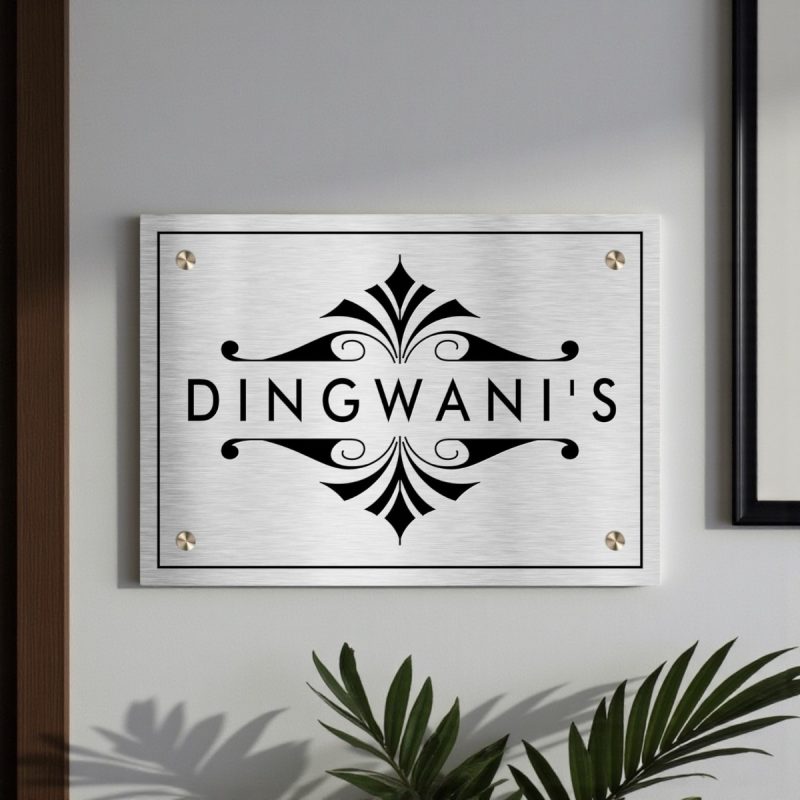 Stainless Steel Etched Nameplate