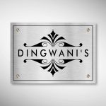 Stainless Steel Etched Nameplate 3
