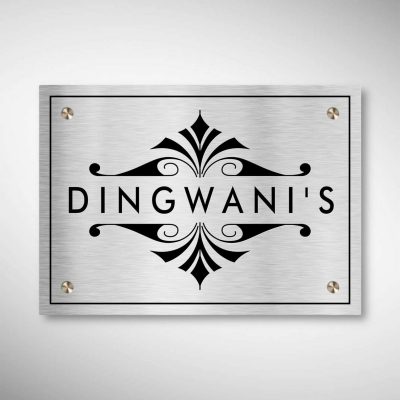 Stainless Steel Etched Nameplate 3