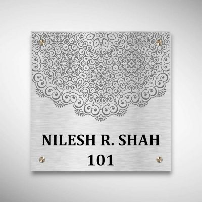 Stainless Steel Etched Nameplate 4