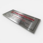 Stainless Steel Etching Nameplate 3