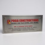 Stainless Steel Etching Nameplate 5