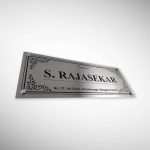 Stainless Steel Nameplate 4