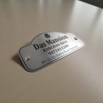 Steel Laser Cut Nameplate 7