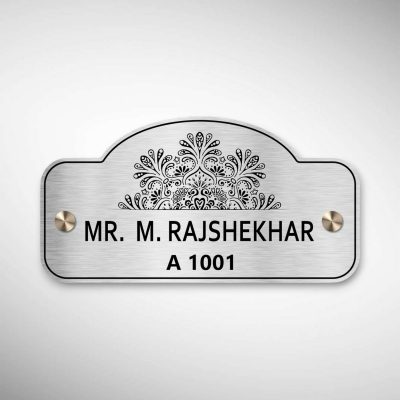 Steel Laser Cut Nameplate 8