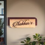 Thakkar’s Wooden Nameplate
