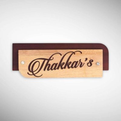 Thakkar’s Wooden Nameplate