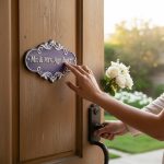 Wood Brown Polish Nameplate 2