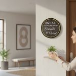 Wood Texture Acrylic Nameplate 2