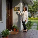 Wood Textured Acrylic Nameplate 9