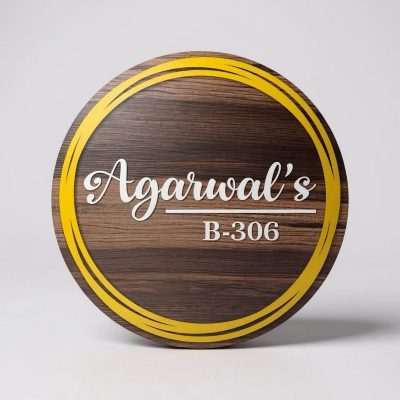 Wooden ACP Nameplate 2
