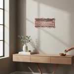 Wooden Acrylic Letters Nameplate 2