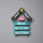 Wooden House Nameplate 3