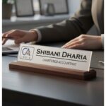 Acrylic Desk Nameplate