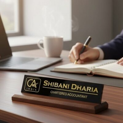 Acrylic Desk Nameplate