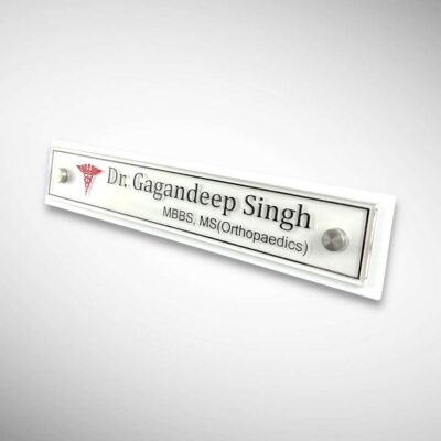 Acrylic Desk Nameplate 2