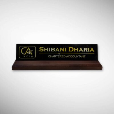 Acrylic Desk Nameplate 2