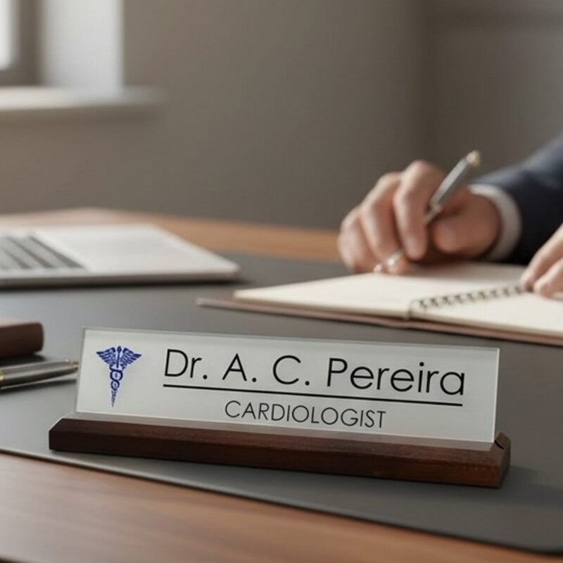 Desk Nameplate