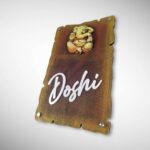 Ganesh Murti Handcrafted Nameplate 3