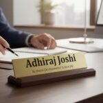 Metal Desk Nameplate 2