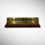 Metal Desk Nameplate 4