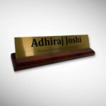 Metal Desk Nameplate 5