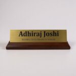 Metal Desk Nameplate 7