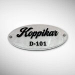 Oval Marble Style Nameplate 3