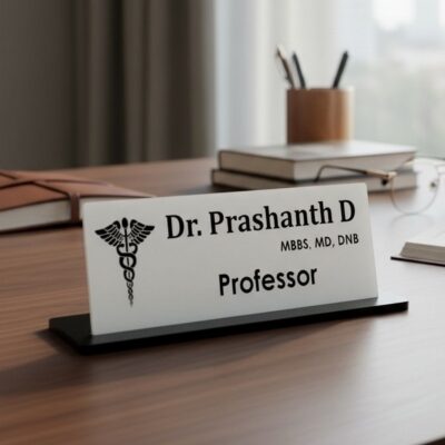 Professional Desk Nameplate