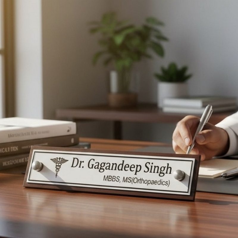 Professional Desk Nameplate