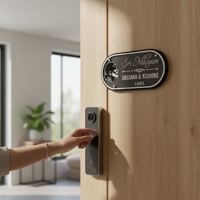 Stone Textured Handcraft Nameplate