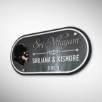 Stone Textured Handcraft Nameplate 4