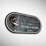 Stone Textured Handcraft Nameplate 6