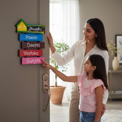 Stone Textured Handcrafted Nameplate