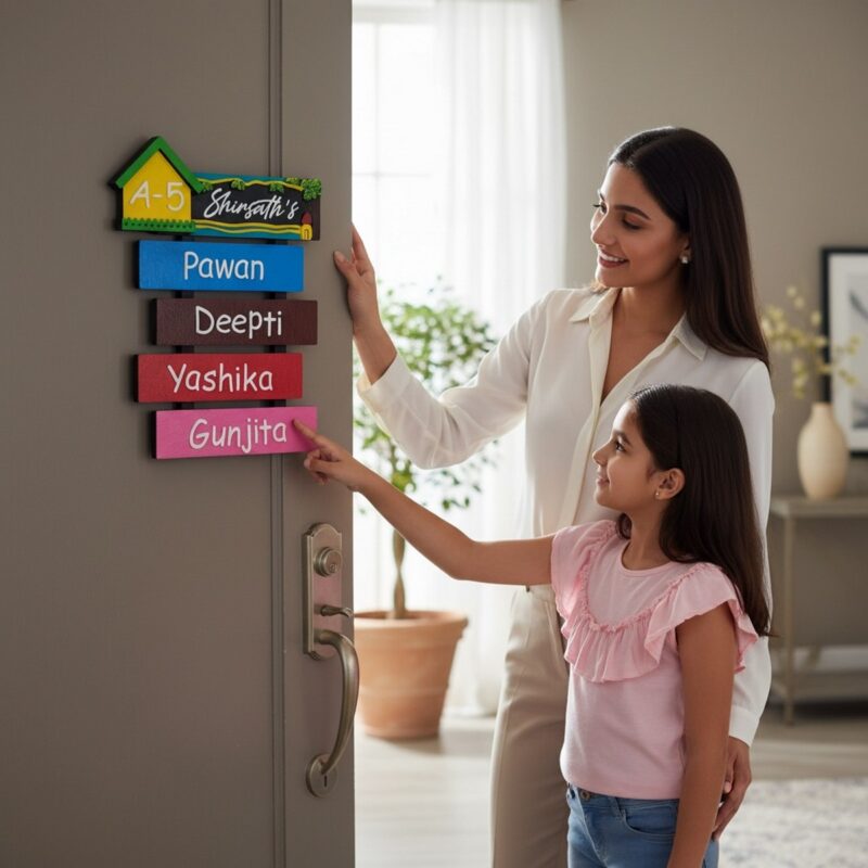 Stone Textured Handcrafted Nameplate