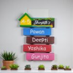 Stone Textured Handcrafted Nameplate 2