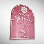 Stone Textured Handcrafted Nameplate 5