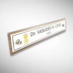 Wooden Desk Nameplate 3