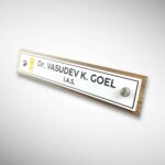 Wooden Desk Nameplate 4