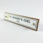 Wooden Desk Nameplate 5
