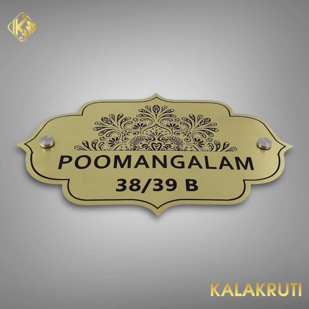 Brass namepaltes online